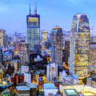 Panorama of Tokyo in Japan