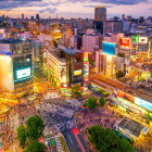 Shibuya crossing in Tokyo, Japan