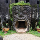 Wat Xieng Khuan in Vientiane, Laos