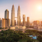 Petronas Towers in Kuala Lumpur, Malaysia