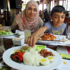 Traditional Malay lunch