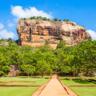 Sigirya Rock in Sri Lanka