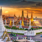 The Grand Palace & Wat Phra Kaeo Temple in Bangkok, Thailand