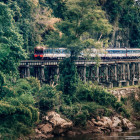 Burma Railway in Kanchanaburi, Thailand