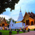 Wat Phra Singh Temple in Chiang Mai, Thailand