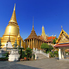 Wat Phra Kaeo Temple in Bangkok, Thailand