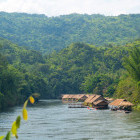 River Kwai Floating Jungle Raft in Thailand