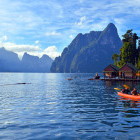 Kayaking in Khao Sok, Thailand