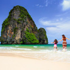 Mother & daughter in Krabi, Thailand