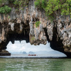Cave kayaking in Krabi, Thailand