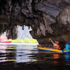 Cave kayaking in Krabi, Thailand
