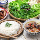 Vietnamese meal of bun cha