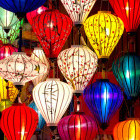 Colourful lanterns in Hoi An Old Town, Vietnam