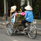 Cyclo in Hanoi, Vietnam