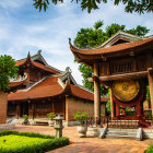 Drum Tower at the Temple of Literature in Hanoi, Vietnam