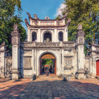 Temple of Literature in Hanoi, Vietnam