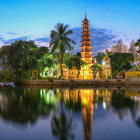 Tran Quoc Pagoda in Hanoi, Vietnam