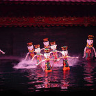 Water puppet show in Hanoi, Vietnam