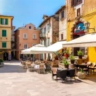 The old town of Lovran, Croatia