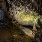 Stalactites and stalagmites at the Barac caves, Croatia
