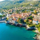 Aerial view of Lovran, Croatia