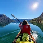 Kayaking to Aardal, Norway