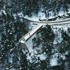 Aerial view of Stegastein Viewpoint, Norway