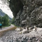 Cycling in Flam, Norway.