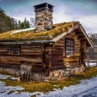 A house in a viking village, Norway