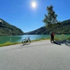 Bikes at Veitastrond Lake in Norway