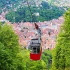 Cable-car in Brasov, Romania