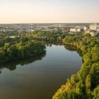 Aerial of Bucharest in Romania
