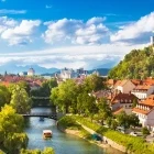 Ljubljana River in Slovenia