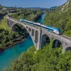 Train in Nova Gorica, Slovenia