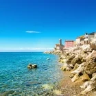 Portoroz coastline in Slovenia