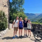 Family photo taken on our Active Pyrenees holiday in Spain.