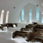The ICEHOTEL chapel, in Sweden.