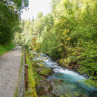 Hiking trail in Schladming Talbach, Austria