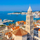 Aerial of Split in Croatia
