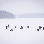 Ice fishing in Finland