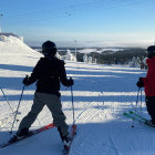 Family skiing in Finland