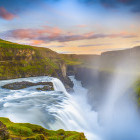 Gullfoss waterfall in Iceland