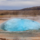 Strokkur geyser in Haukadalur, Iceland