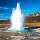 Strokkur geyser in Haukadalur, Iceland