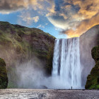 Skogafoss waterfall in Iceland
