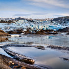 Solheimajokull glacier in Iceland