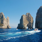 Rock landscape of Capri in Italy