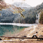 Black lakes in Durmitor National Park, Montenegro