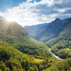 Tara River Gorge in Montenegro