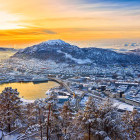 View from Mount Floyen in Bergen, Norway